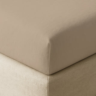 Faconlagen i bomuld - Beige