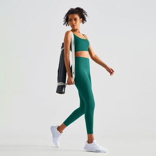 Nordic-wellness Performance Yoga Set - Petrol Green