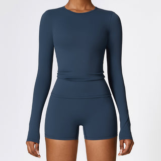 Nordic-wellness Seamless Long Sleeve - Midnight Blue