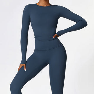 Nordic-wellness Seamless Long Sleeve - Midnight Blue