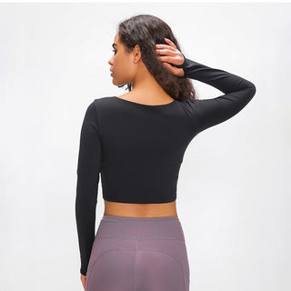 Nordic-wellness Cutout Long Sleeve - Black