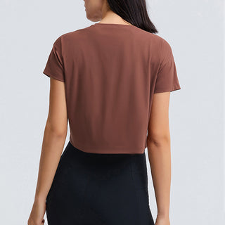 Nordic-wellness Active Crop Tee - Black