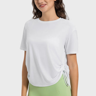 Nordic-wellness Scrunch Tee - White