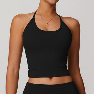 Nordic-wellness Halter Neck Top - Black