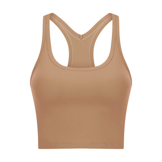 Nordic-wellness Pure Crop Top - Soft Brown