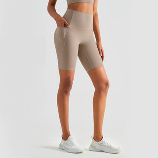 Nordic-wellness Flow Pocket Shorts - Sandstone