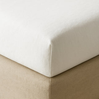 Faconlagen i bomuld - Hvid