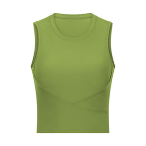 Nordic-wellness Cropped Tank Top - Forrest Green