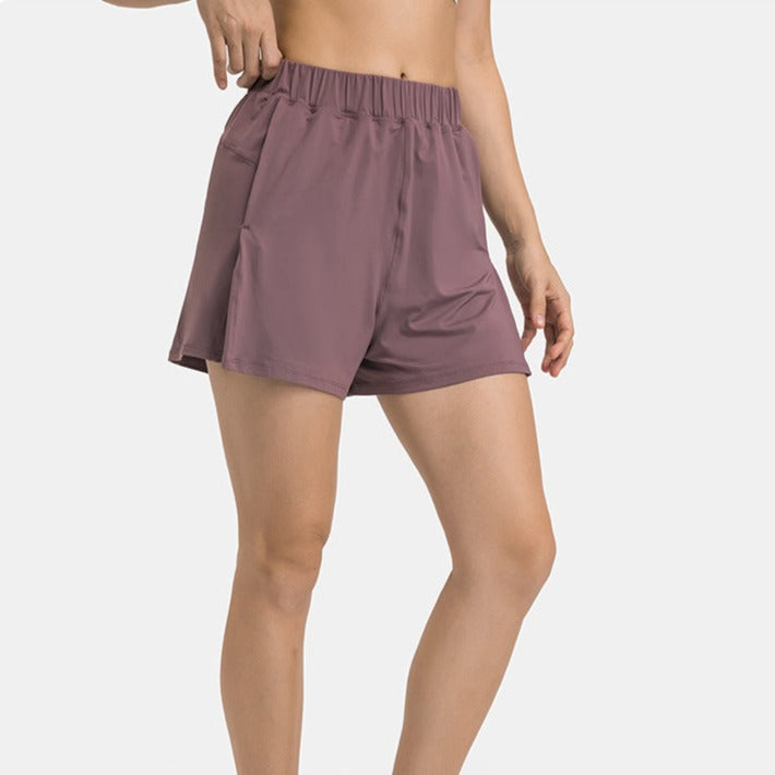 Nordic-wellness Loose Fit Shorts - Dusty Grape