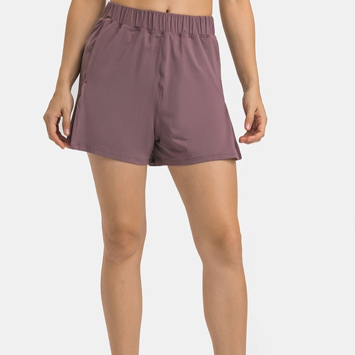Nordic-wellness Loose Fit Shorts - Dusty Grape