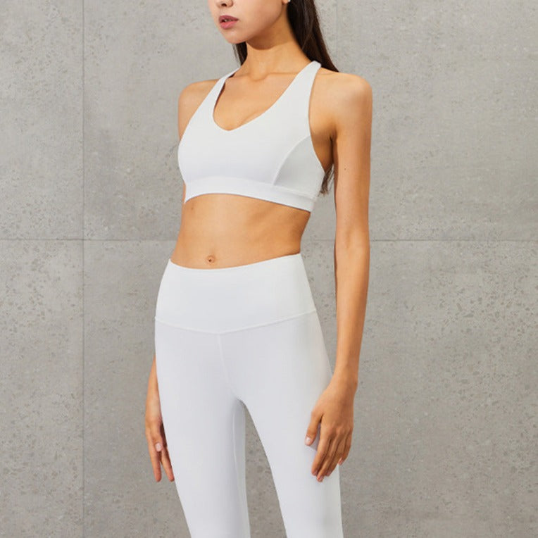 Nordic-wellness Racerback Sports-BH - White