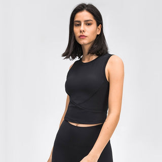 Nordic-wellness Cropped Tank Top - Black