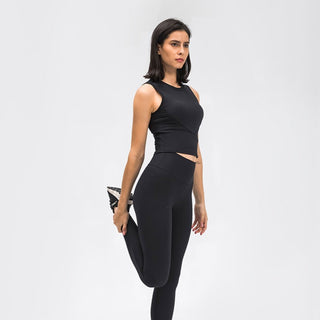 Nordic-wellness Cropped Tank Top - Black