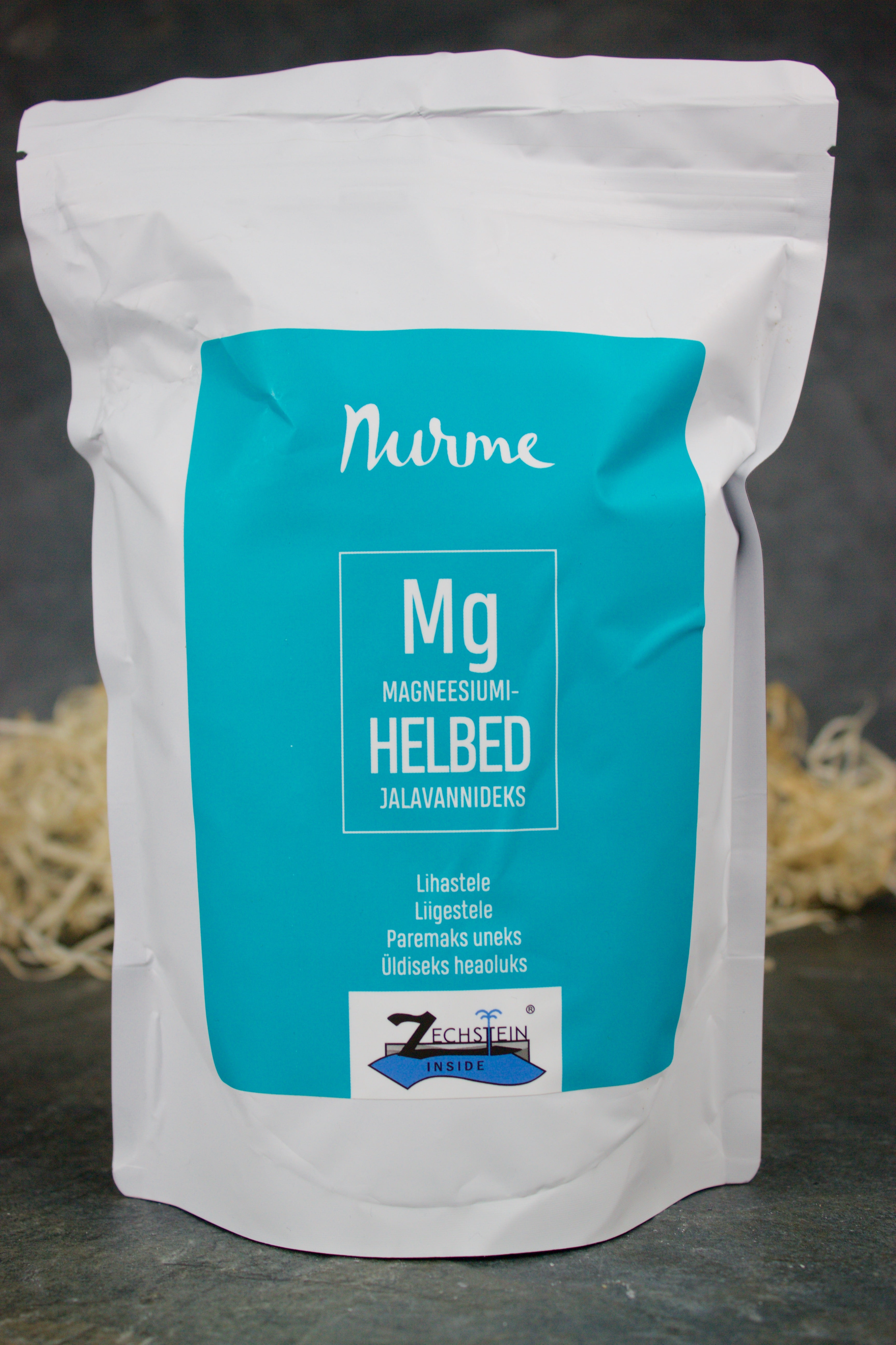 Nurme- Magnesium badeflager 700gram - Nordic- wellness.dk