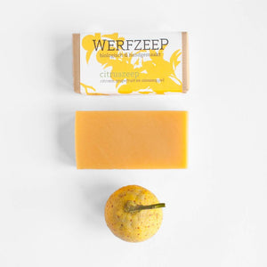 Werfzeep- Naturlig og økologisk Sæbebar Citrus 100 gram - Nordic- wellness.dk