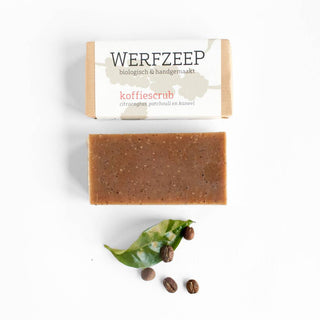 Werfzeep- Naturlig og økologisk bodyscrub med kaffe, 100 gram - Nordic- wellness.dk